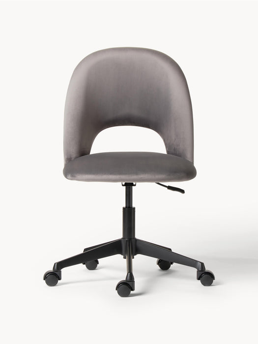 Velvet Desk Chair Rachel Height-adjustable