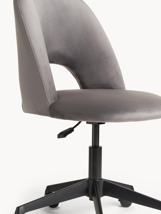 Velvet Desk Chair Rachel Height-adjustable