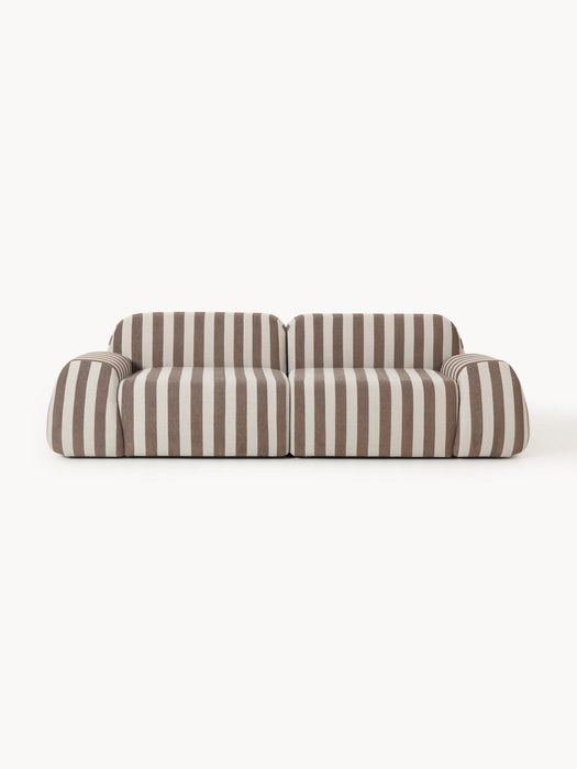 Modular Striped Sofa Wolke 3-seater