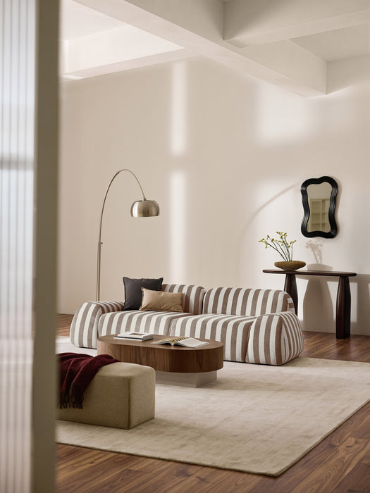 Modular Striped Sofa Wolke 3-seater