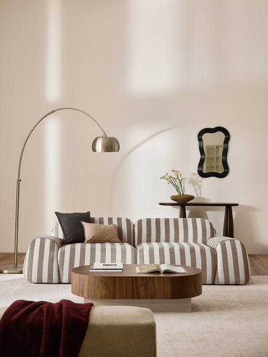 Modular Striped Sofa Wolke 3-seater