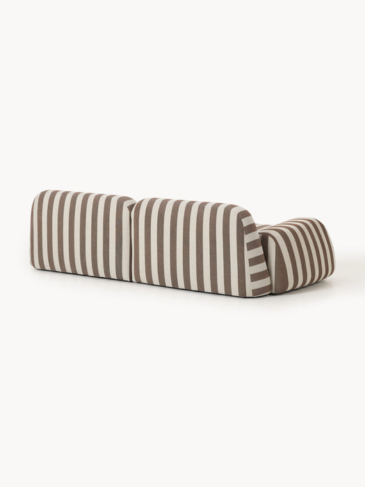 Modular Striped Sofa Wolke 3-seater