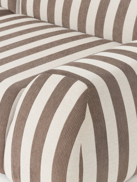 Modular Striped Sofa Wolke 3-seater