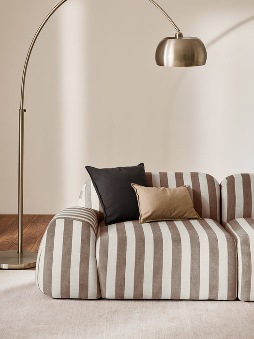 Modular Striped Sofa Wolke 3-seater