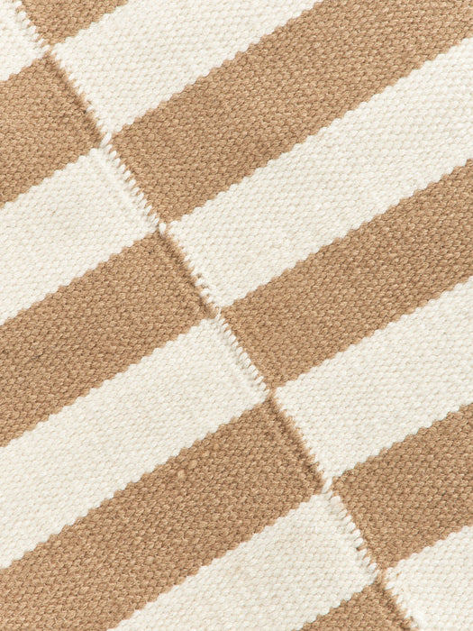 Donna Hand-Woven Kelim Rug with Stripes