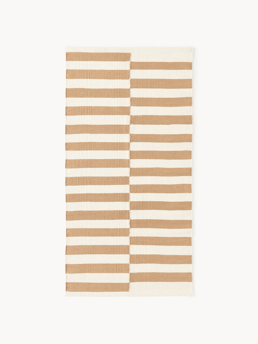 Donna Hand-Woven Kelim Rug with Stripes