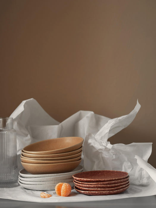 Handmade Organic Shaped Soup Plates Macey Set of 4