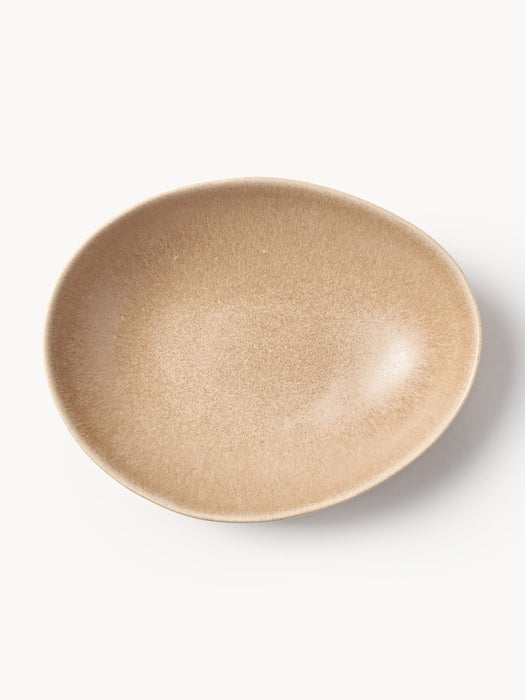 Macey Handmade Organic Shaped Soup Plates, Set of 4