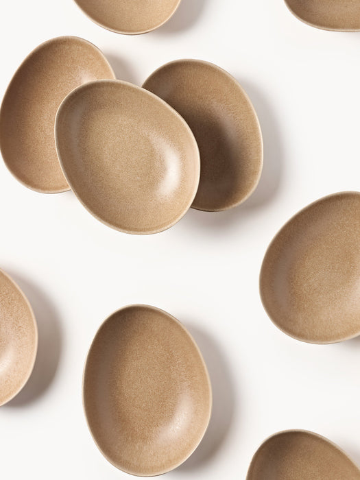 Handmade Organic Shaped Soup Plates Macey Set of 4