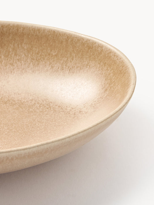 Macey Handmade Organic Shaped Soup Plates, Set of 4