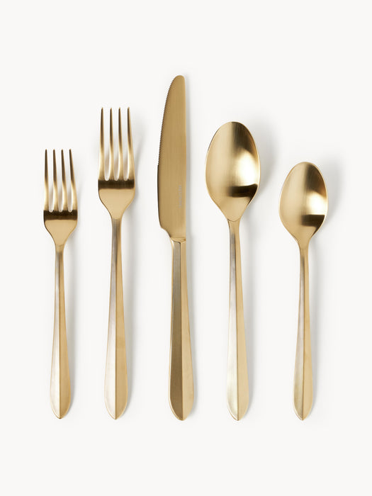 Brushed Stainless Steel Cutlery Set Thibaud in various set sizes