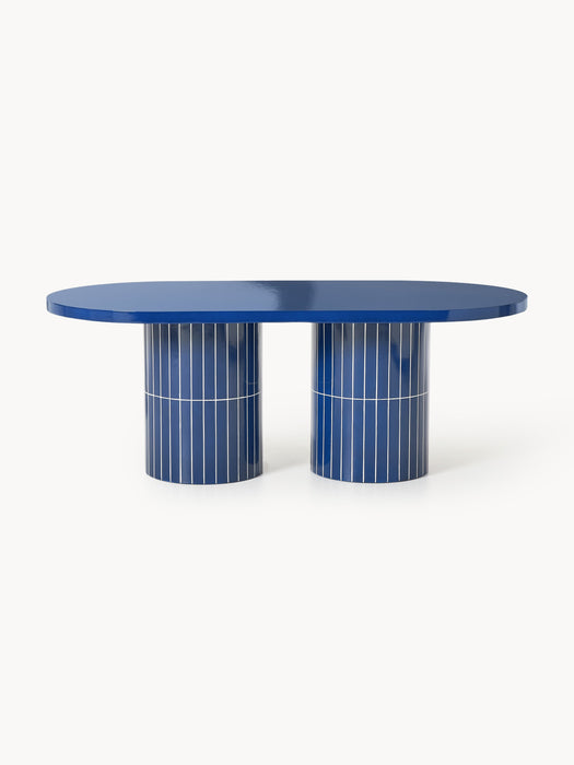 Oval Garden Table Saya 200x100 cm