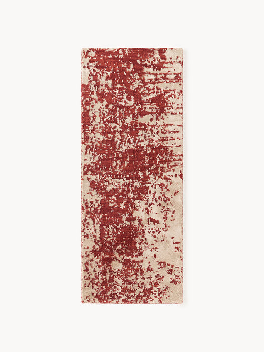 Cynthia Hand-Woven Wool Runner with Abstract Pattern