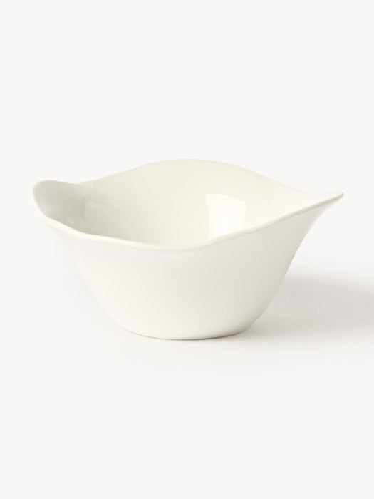 Joana Organic Shaped Porcelain Small Bowls, Set of 4