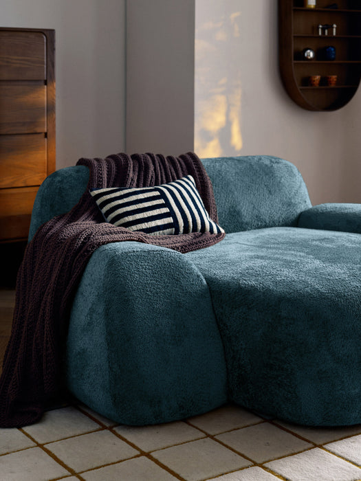 XL Teddy Boucl Lounge Chair Wolke