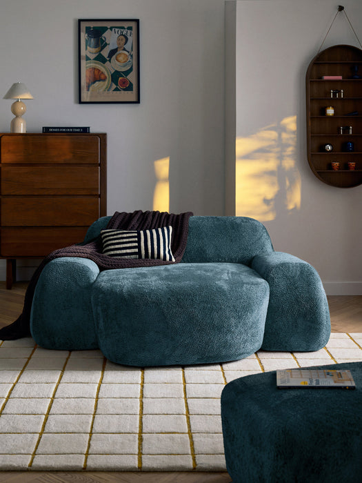 Wolke XL Teddy BouclÃ© Lounge Chair