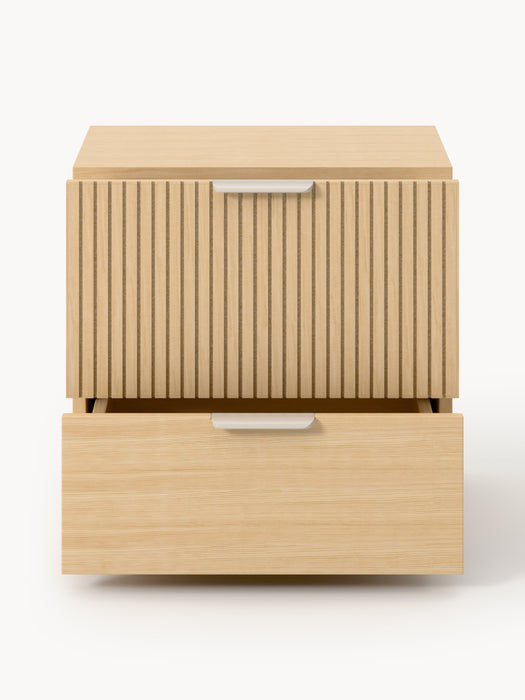 Wooden Bedside Table Sato