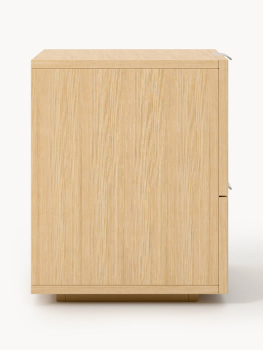 Wooden Bedside Table Sato