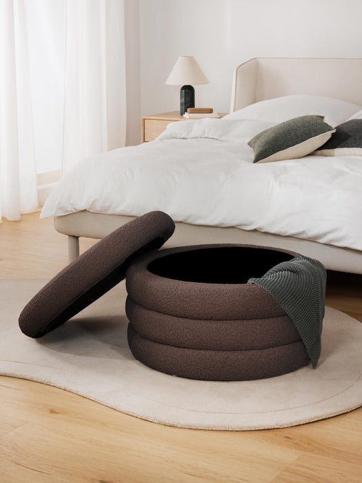 XL Boucl Stool Alto with Storage Space