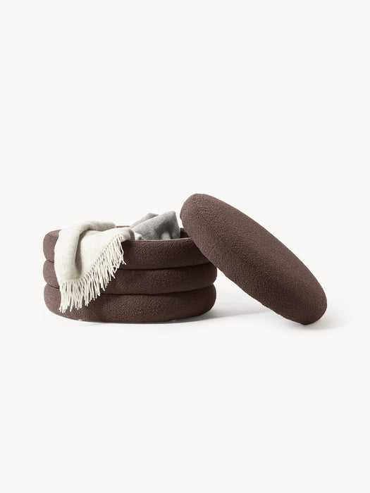 XL Boucl Stool Alto with Storage Space