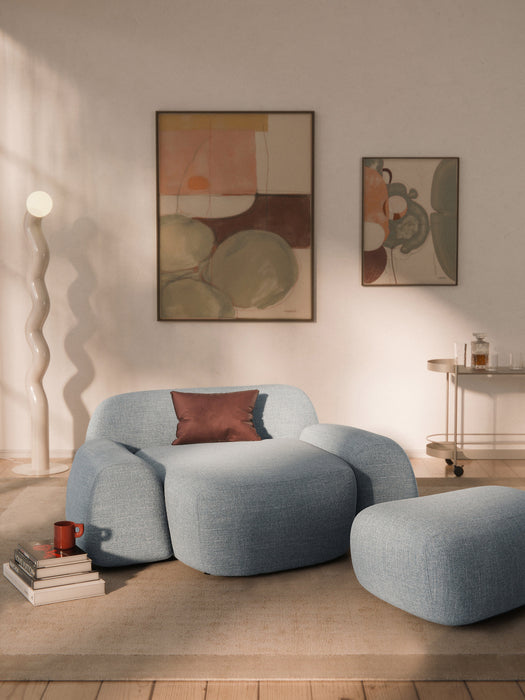 XL Boucl Lounge Chair Wolke