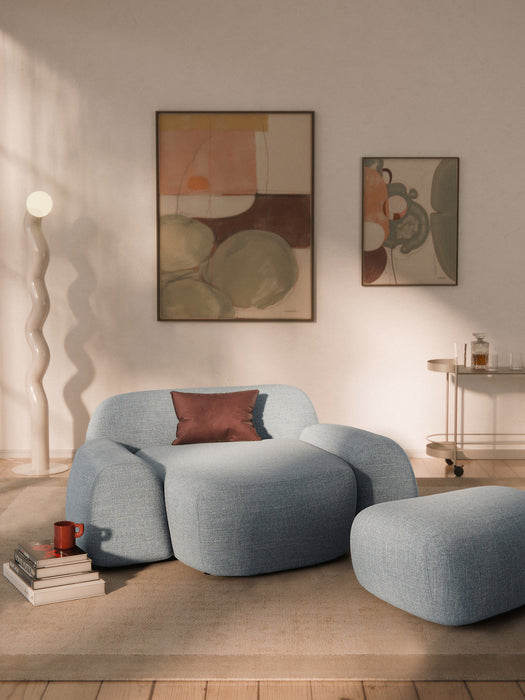 Wolke XL BouclÃ© Lounge Chair