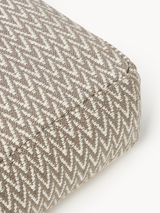 Suria Outdoor Floor Cushion with Woven Pattern