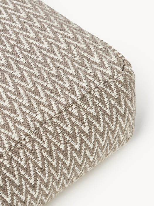 Outdoor Floor Cushion Suria with Woven Pattern