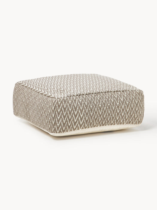 Suria Outdoor Floor Cushion with Woven Pattern
