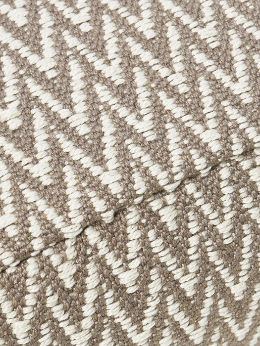 Outdoor Floor Cushion Suria with Woven Pattern
