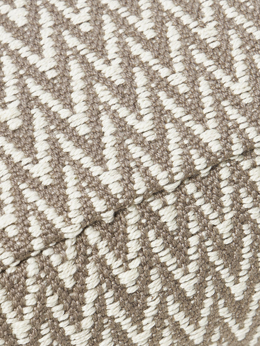 Suria Outdoor Floor Cushion with Woven Pattern