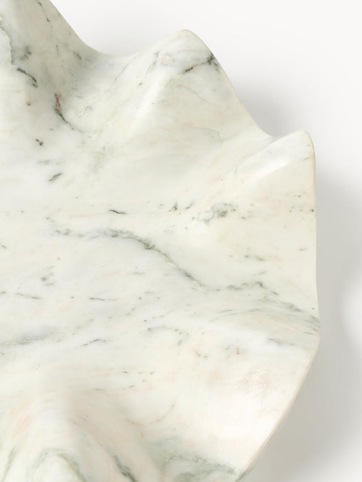 Gaia Handmade Decorative Marble Tray, Ø 40 cm
