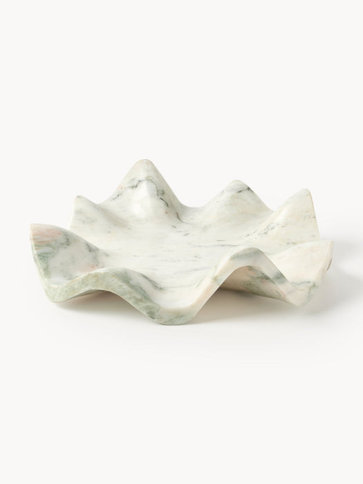 Gaia Handmade Decorative Marble Tray, Ø 40 cm