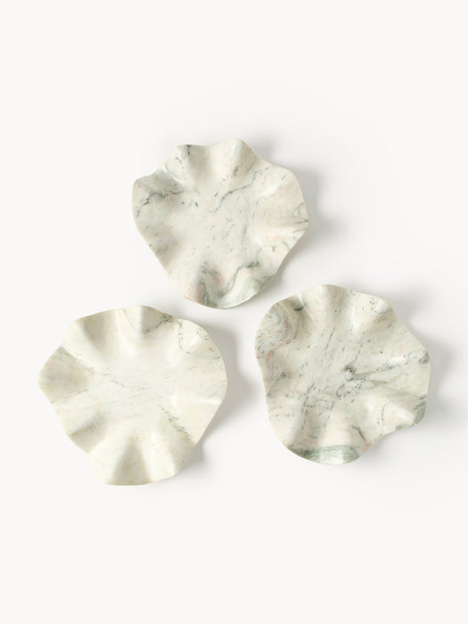 Gaia Handmade Decorative Marble Tray, Ø 40 cm