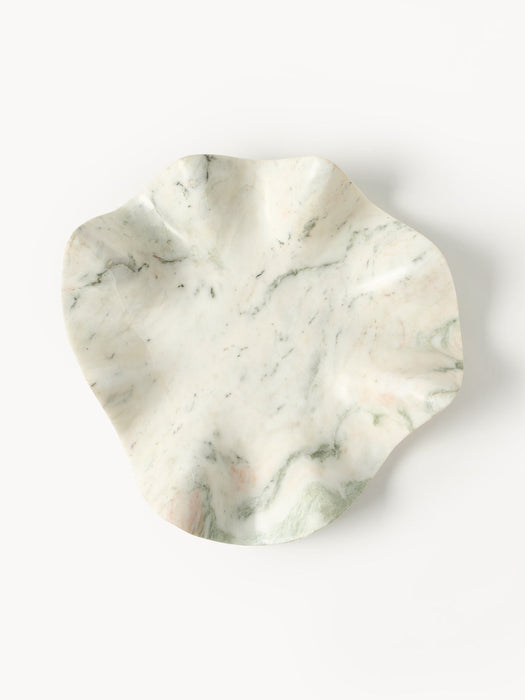 Gaia Handmade Decorative Marble Tray, Ø 40 cm