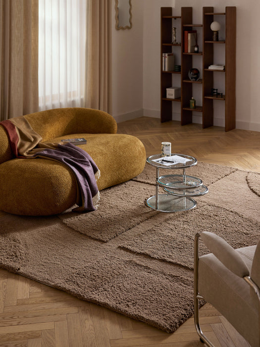 Jade Fluffy High-Low Rug