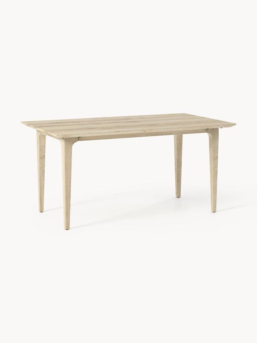 Archie Oak Wood Dining Table, in various sizes