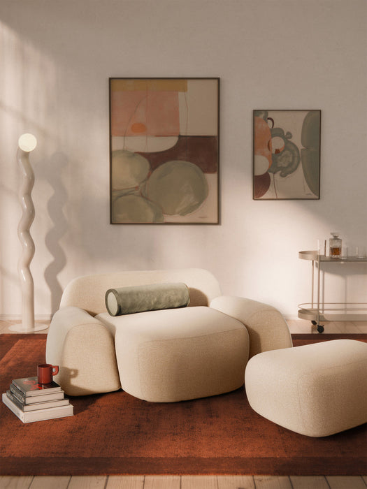 Wolke XL BouclÃ© Lounge Chair