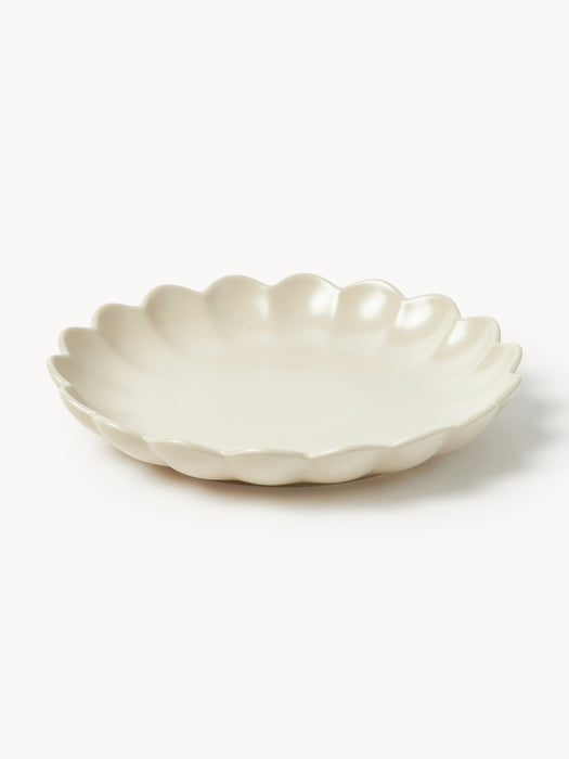 Flower-Shaped Breakfast Plates Sabina Set of 4