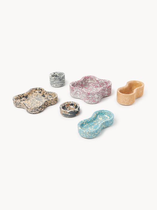 Decorative Engineered Marble Bowls Elara Set of 6