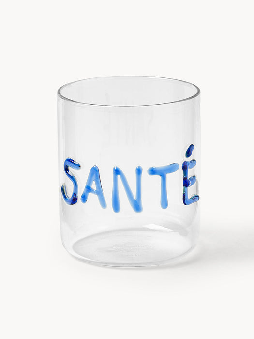 Tutti Mouth-Blown Borosilicate Tumblers, Set of 4