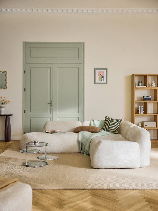 Wolke Modular Teddy Bouclé Corner Sofa (4-seater)