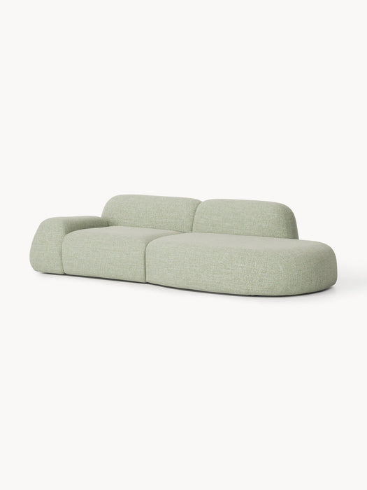 Wolke Modular Bouclé Chaise (3-seater)