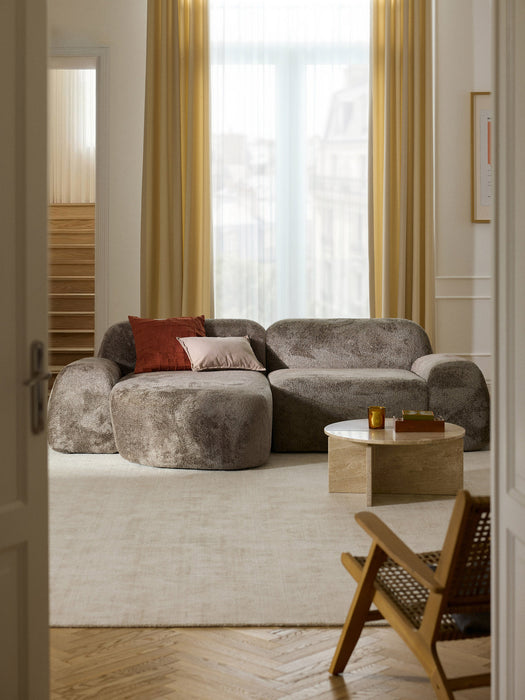 Wolke Modular Teddy Bouclé Corner Sofa (3-seater)
