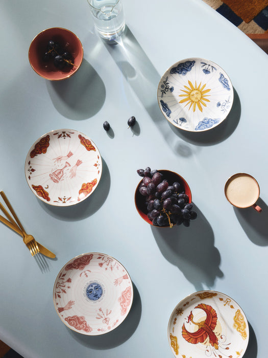 Breakfast Plates Mystic Set of 4