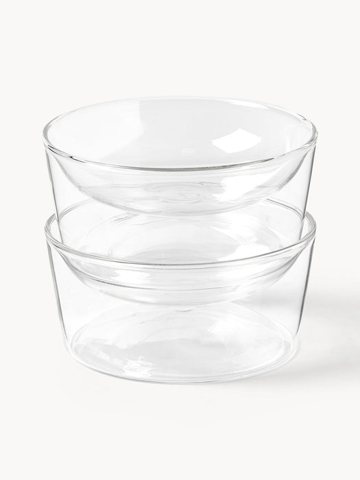 Marcus Handmade Small Borosilicate Bowls, Set of 2