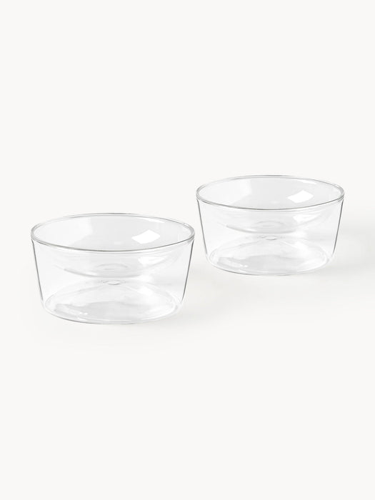 Marcus Handmade Small Borosilicate Bowls, Set of 2