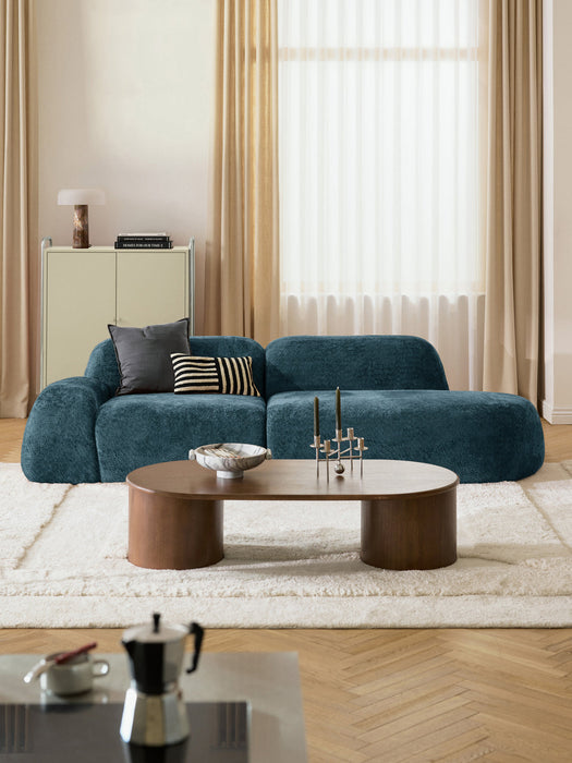 Wolke Modular Teddy Bouclé Chaise (3-seater)