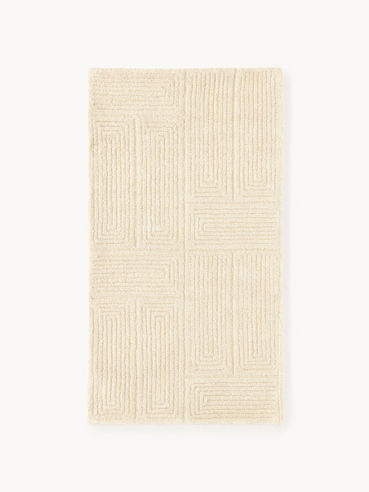 High-Low Wool Rug Alexia Hand-Tufted