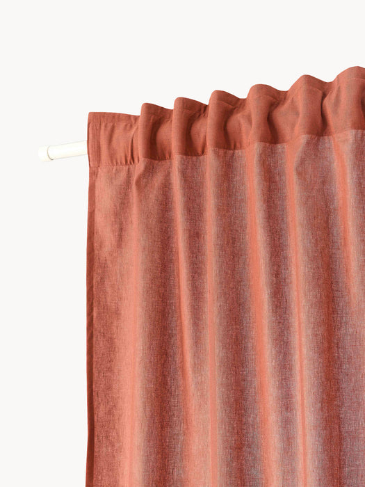Sari Light-Filtering Multi-Band Curtains, Set of 2, W 140 cm